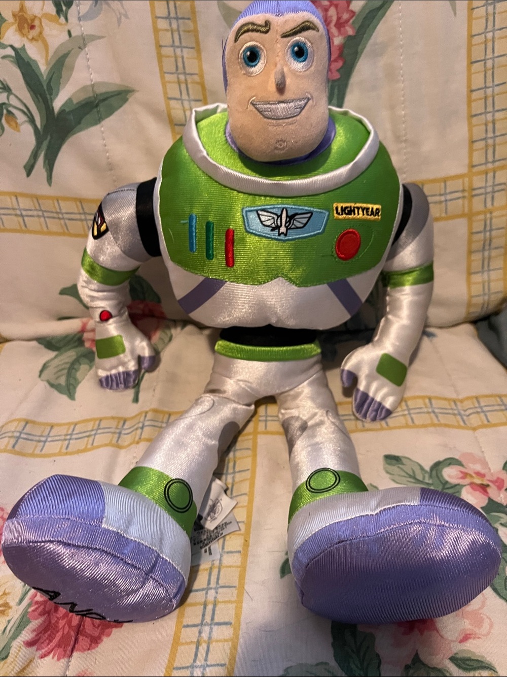 Toy Story Buzz Lightyear Plush - Green & White